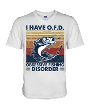 Fishing I Have Ofd Fb Classic T-Shirt V-Neck T-Shirt tile