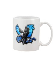 Blue Eagle and rose Crack Mug tile