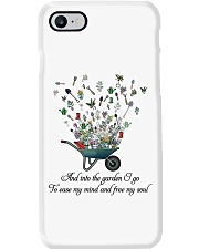 and into the garden- Ease my mind Phone Case tile