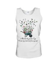 and into the garden- Ease my mind Unisex Tank tile