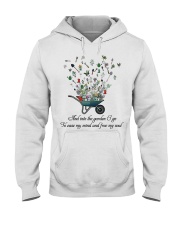 and into the garden- Ease my mind Hooded Sweatshirt tile