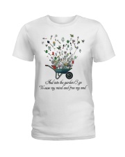 and into the garden- Ease my mind Ladies T-Shirt tile