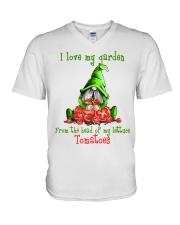 I Love my Garden from the head of my lettuce V-Neck T-Shirt tile