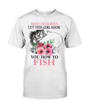 Move over boys let this girl Classic T-Shirt front