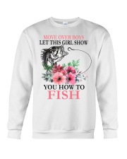 Move over boys let this girl Crewneck Sweatshirt tile