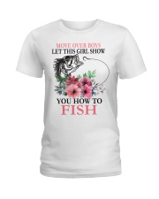 Move over boys let this girl Ladies T-Shirt tile