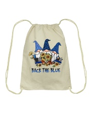 Back The Blue Gnome Drawstring Bag tile