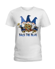 Back The Blue Gnome Ladies T-Shirt tile