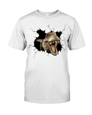 T Rex Crack Classic T-Shirt front