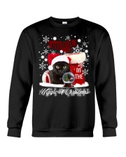 Black Cat - Believe In The Magic Of Christmas Crewneck Sweatshirt tile