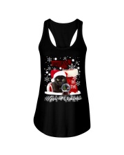 Black Cat - Believe In The Magic Of Christmas Ladies Flowy Tank tile