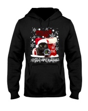 Black Cat - Believe In The Magic Of Christmas Hooded Sweatshirt front