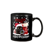 Black Cat - Believe In The Magic Of Christmas Mug tile