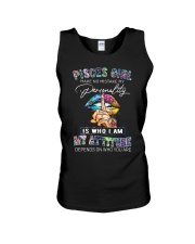Pisces Girl Make No Mistake My Personality Unisex Tank tile