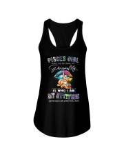 Pisces Girl Make No Mistake My Personality Ladies Flowy Tank tile