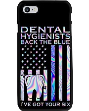 Dental hygienists Back The Blue 2 Sides Phone Case tile