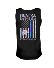 Dental hygienists Back The Blue 2 Sides Unisex Tank tile