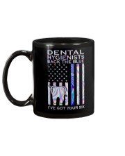 Dental hygienists Back The Blue 2 Sides Mug tile