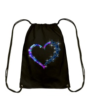 Turtle Purple Heart Drawstring Bag tile