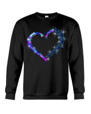 Turtle Purple Heart Crewneck Sweatshirt tile