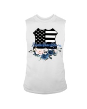 Police Back The Blue Watercolor Sleeveless Tee tile