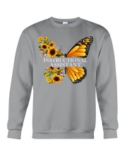 Instructional Assistant Teach Love Inspire Crewneck Sweatshirt tile