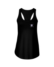 Electricians Back The Blue Ladies Flowy Tank tile
