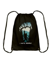 Bigfoot Middle Finger Drawstring Bag tile