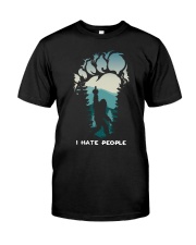 Bigfoot Middle Finger Classic T-Shirt front