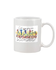 Softball God Says Mug tile