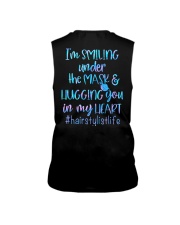 Hairstylist Smiling Under The Mask Hug heart Sleeveless Tee tile