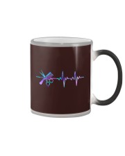 Canada heartbeat Color Changing Mug tile
