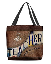 Teacher leather pattern print All-Over Tote tile