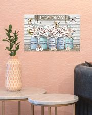 It'S Okay Faux Wood Print 17x11 Poster poster-landscape-17x11-lifestyle-21