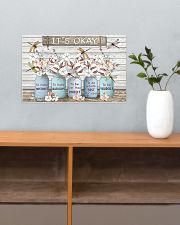 It'S Okay Faux Wood Print 17x11 Poster poster-landscape-17x11-lifestyle-24