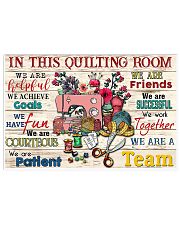 Quilting 17x11 Poster front