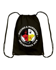 Missing Murdered Idigenous Men Drawstring Bag tile