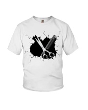 Hairdresser Crack Youth T-Shirt tile