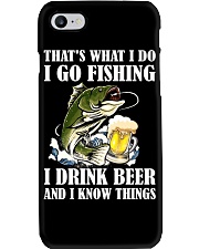 I Drink Beer And I Know Phone Case tile