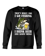 I Drink Beer And I Know Crewneck Sweatshirt tile