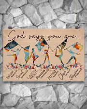 God Says You Are -Color Guard- Horizontal Poster 17x11 Poster poster-landscape-17x11-lifestyle-13