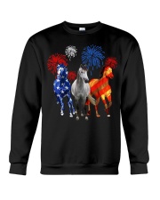 Horse Independent Day Crewneck Sweatshirt tile