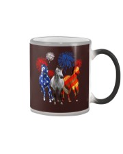 Horse Independent Day Color Changing Mug tile