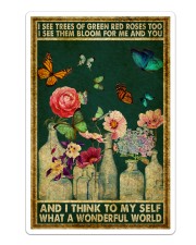 Butterfly And I Think To My Self What A Wonderful Sticker tile