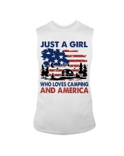 Love Camping Independence Day Sleeveless Tee tile