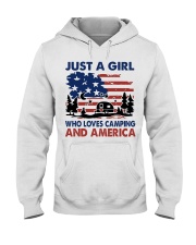 Love Camping Independence Day Hooded Sweatshirt tile