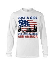 Love Camping Independence Day Long Sleeve Tee tile