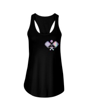 Pickleball Grandmas The Blue 2 Sides Ladies Flowy Tank tile