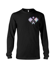 Pickleball Grandmas The Blue 2 Sides Long Sleeve Tee tile