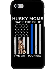 Husky Moms Back The Blue 2 Sides Phone Case tile